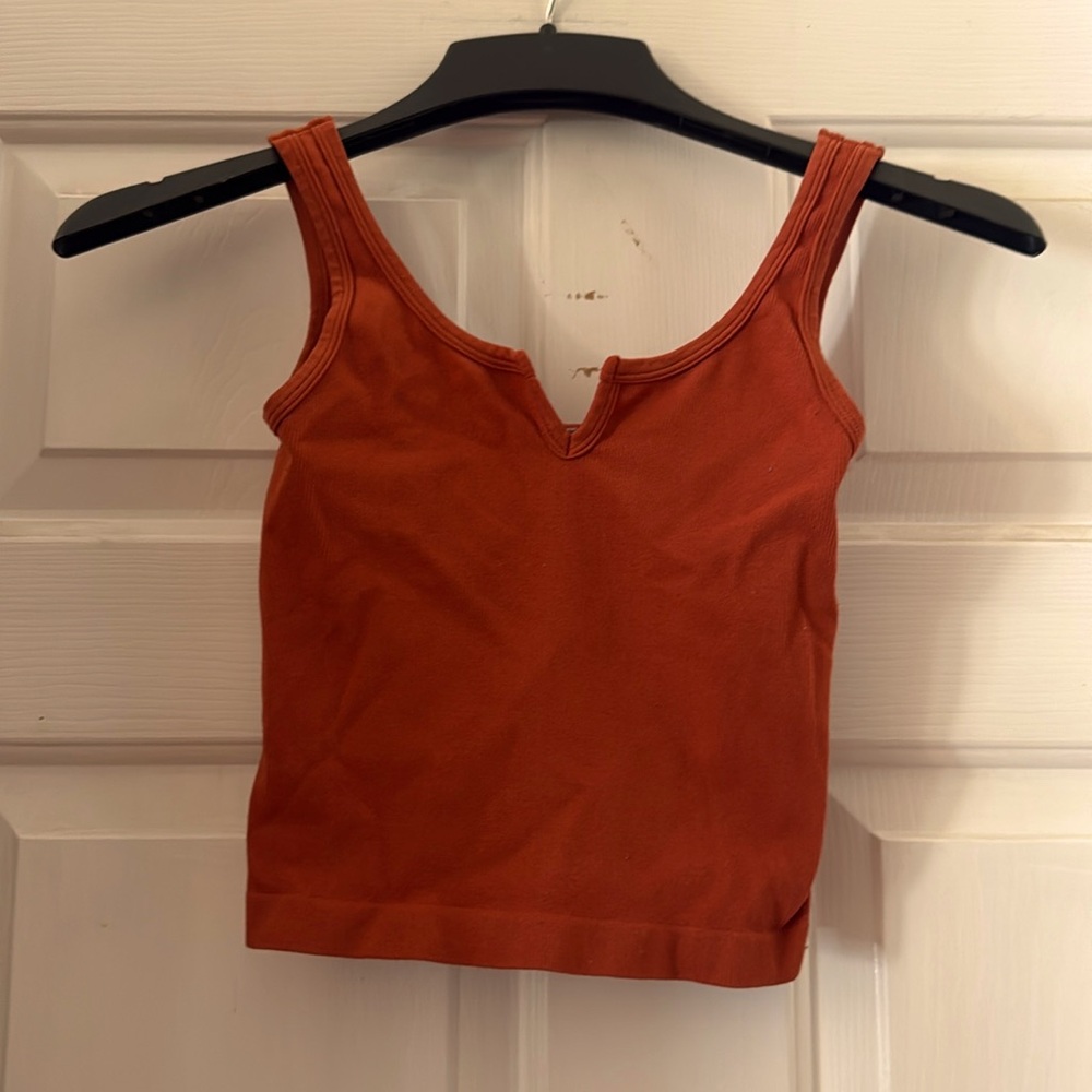 Dynamic cropped tank top.  Size:  all size